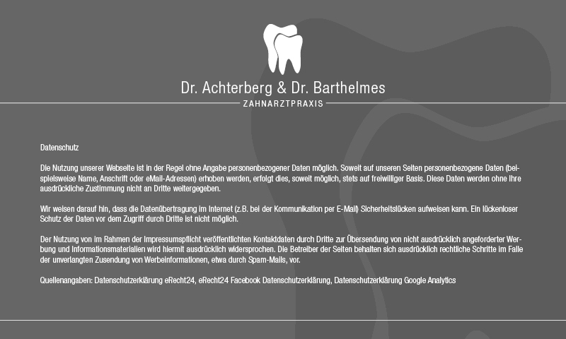 Zahnarztpraxis Dr. Achterberg & Dr. Barthelmes